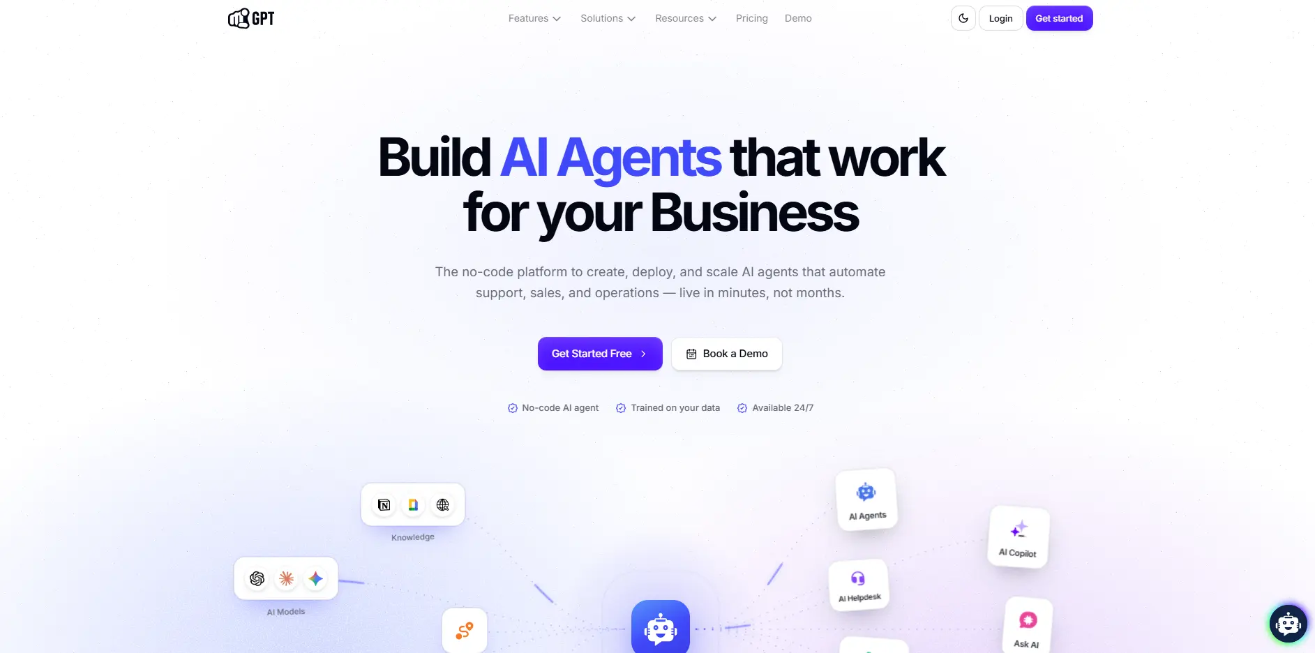 yourgpt interface