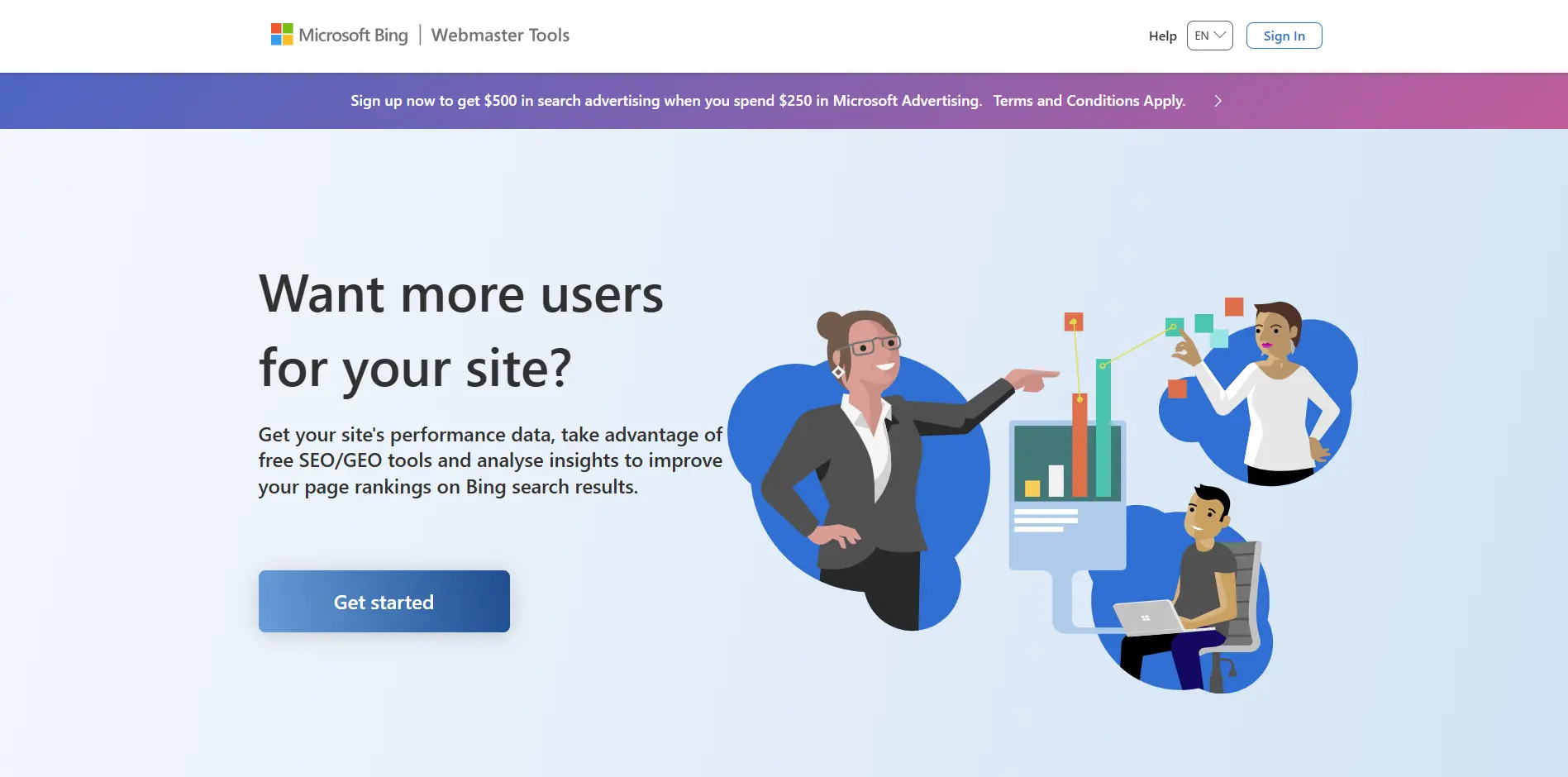 bing webmaster